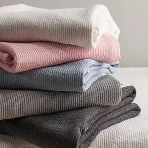 순면 워싱 줄누빔 피그먼트 침대패드 겸 이불 SS Q K 패밀리사이즈5colors