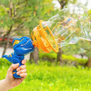 [민화샵] 공룡 이중 버블건 비눗방울 총 비누방울 자동 기계 머신 놀이
