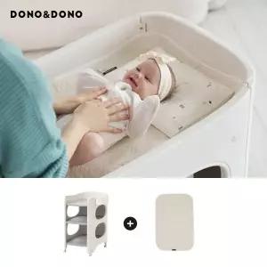 [도노도노][4.9-12특가/쿠폰/카드]  4세대 아기 트롤리 기저귀 갈이대 + 방수패드 세트