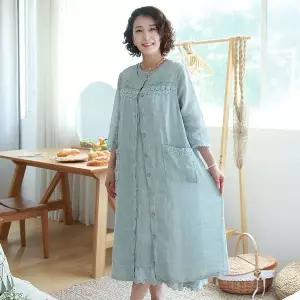 [하프클럽/쉬즈마담]J31575 로지 더블레이스 롱조끼 50대 40대 엄마옷