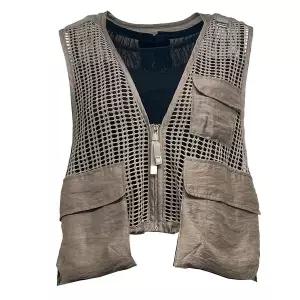 [데시데](의정부점)메쉬소재 포켓포인트 숏베스트 DOS627