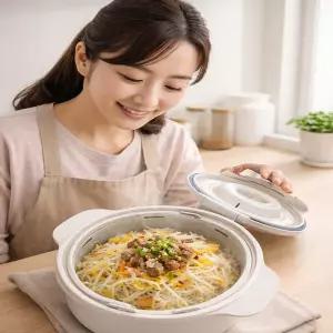 국산 칼로제로볼 실리콘냄비 저당 전자렌지솥밥 전자레인지 밥짓기 찜기 밥솥