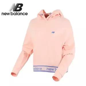 뉴발란스 여성 세미크롭 후드티(NBN091W202-26)_라이트 핑크