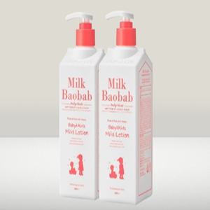 밀크바오밥 베이비앤키즈 마일드 로션 500ml x 2개