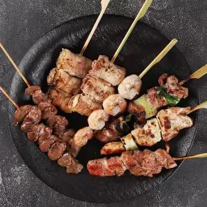 [야키꼬치] 모듬꼬치 8개입 x 1팩 (데리야끼소스 증정)