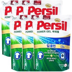 퍼실 파워젤 딥클린 일반용 리필 2.1L 6개
