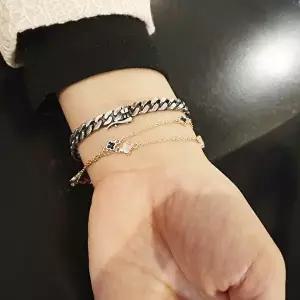 [차차실버]모던 6mm(6D)은팔찌 커플 생일 아들 딸 엄마 남녀공용 빈티지 데일리 기념일