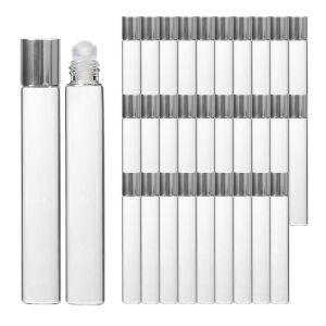 롤온 향수용기 공병 실버 뚜껑 투명 10ml 30개 디퓨저용기 방향제 차량용방향제 디퓨저재료