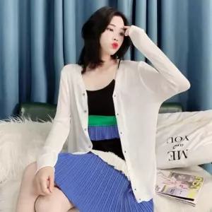 ONM 망사 롱 카디건 LK-G001 니트 가디건 데