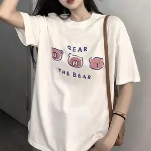 ONM 귀여운 곰돌이 캐릭터 반팔티 캐주얼 데일리티셔츠