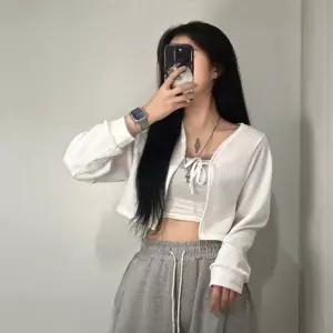 ONM 여성 리본 볼레로 크롭 봄 여름 가디건 2컬러