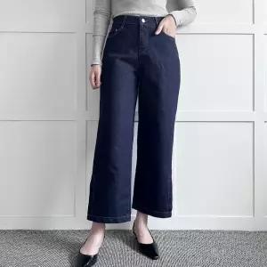 빅사이즈 504 옆트임통일자데님팬츠 DLOP898