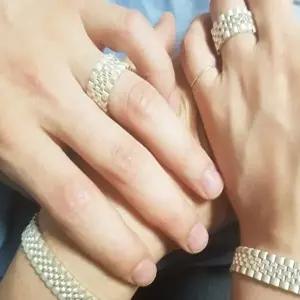 [차차실버]렉스 3선 은팔찌  고급 커플 아들 딸 엄마 생일 명품 럭셔리 순은