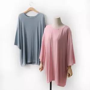 빅사이즈 504 루즈핏실키반팔티 DRA9247