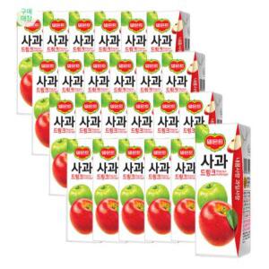 델몬트 사과주스 과채주스사과 드링크 과일음료 190ml 24팩 2박스(총 48팩)