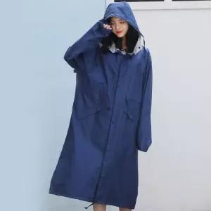 [라일리] Rly 트렌드 남녀공용 바람막이 레인코트 XL 네이비 우의