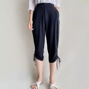 ONM 여자 조거 배기 면 스판 7부 반바지 카이라