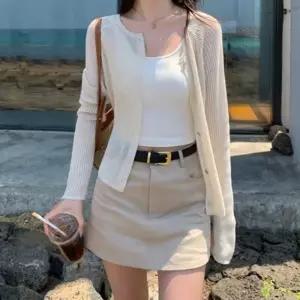 ONM 오뜨모드 에어컨가디건 루즈핏 데일리룩 그물가디건