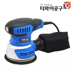 툴콘 목재 목공 125mm 전기 원형 사포 샌딩기 240W 속도조절 MCS-125
