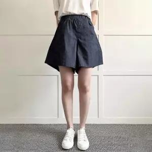 빅사이즈 506 쿨데님스판치마반바지 DLOP458