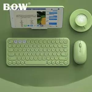 BOW iPad 블루투스 키보드 마우스 세트 스마트폰 태블릿 노트북 미니