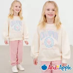 [앤디애플] 큐피트엔젤오버핏조거상하복