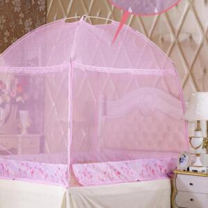 실속 침대 모기장 돔형 거실 자녀방 설치 안전 핑크 알뜰