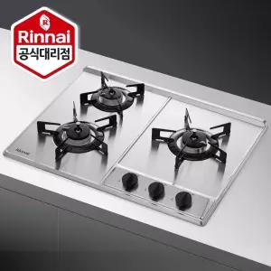 린나이 3구 가스렌지 쿡탑 빌트인 RBR-NS301DIJ