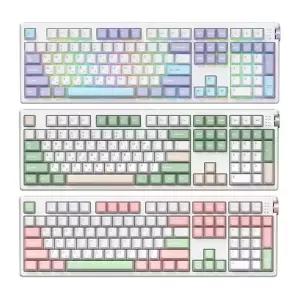 앱코 A108K 3모드 유무선 블루투스 기계식키보드 맘모스축 리니어