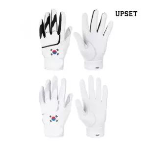 국가대표 태극기 프리미엄 이니셜 양피 유소년 배팅장갑 청소년 주니어 야구장갑