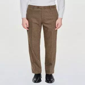 [25FW] HZPA5D706CM 카멜 체크 울혼방 팬츠