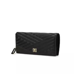 닥스 액세서리 26SS [CARLISLE] 블랙 칼라일 엠보 소가죽 골드 DD 중지갑 DCWA6E270BK