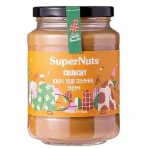 슈퍼너츠 100% 땅콩 피넛버터 크런치 460g x 2개