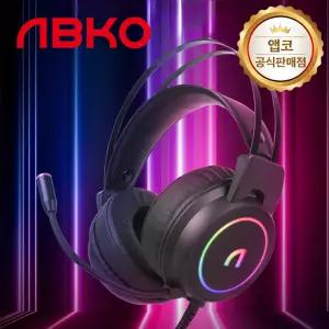 앱코 N500 가상 7.1 ENC 초경량 RGB 게이밍 헤드셋