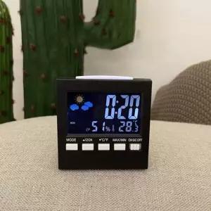 온습도 디지털 알람시계 디지텔 시계 탁상시계 인테리어/온습도계/온도계/습도계/온도/센서/탁상