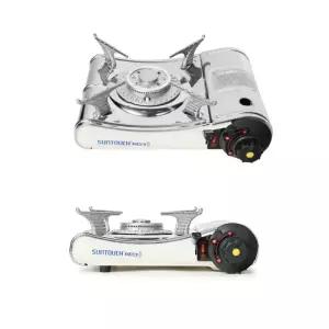 썬터치 스텐 상판 고정형 휴대용 미니 가스버너 캠핑 가스렌지 ST-003