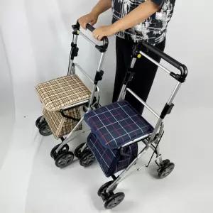 [일반구매] 할머니유모차 KS-120 실외용 접이식 경량 노인 어르신 보행기 보행보조기 