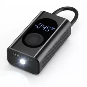 강력한 휴대용 전동 공기주입기 미니 에어펌프 멀티 바람 콤프레샤 타이어 소형 컴프레셔 USBC타입 LED조명