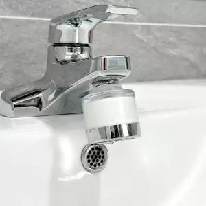 X100 세면대필터 수전 녹물제거 수도꼭지 가정용 여행용 필터 총12개 리필 1년 세트