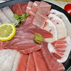 냉동 참치회 모듬