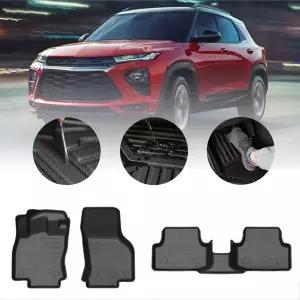 완전히 둘러싸인 발 패드 쉐보레 말리부 2013 2014 2015 방수 미끄럼 방지 고무 바닥 매트 TPE 자동차 액세