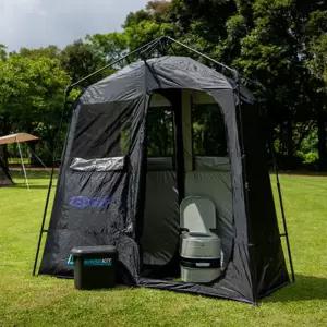 제드 더블 샤워 원터치 간이 탈의실 화장실 텐트