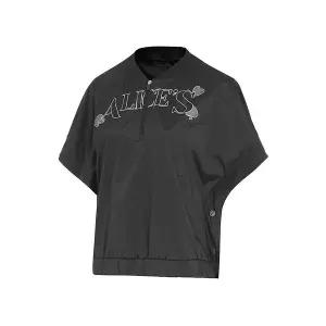 [아웃도어스/디즈니골프]여성 우븐 아노락 반팔 반집업 조끼 베스트 DN1LTV019