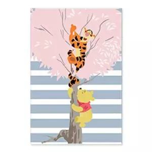 그리기 HJV753L2 페인팅 위니더푸우 장난스런티거와푸 20X30