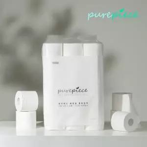 퓨어피스 먼지없는 천연펄프 에센셜 롤화장지 3겹 30미터 30롤 두루마리