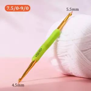 실리콘 코바늘 7.5호 9호 10그램 가벼운 손잡이