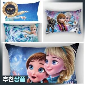 엘사 공주 안나 올라프 소녀 장식 베개 커버 쿠션 소파 자동차 홈 어린이 키즈 생일
