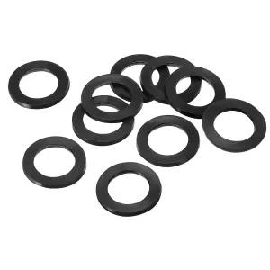 PATIKIL M20 고무 플랫 와셔 24팩 20mm ID 30mm OD 2.5mm 두꺼운 밀봉 스페이서 개스킷 링 수도꼭지 파이프