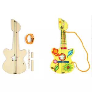 늘봄학교 악기 만들기활동 색칠활동 6줄 나무기타 꾸미기 초등 아동센터 미술교육 창체