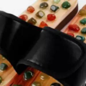 지압실내화 사무실 발 자갈 건강 옥석 선물 슬리퍼